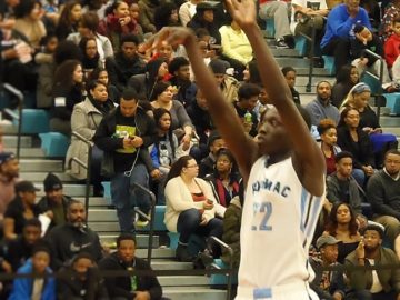 Nana Opoku drains a free throw for Potomac. The Panthers were 22 of 24 from the line overall.