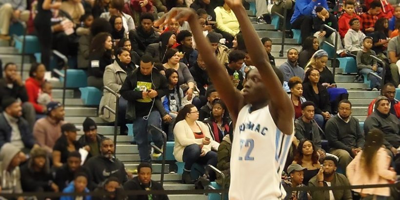 Nana Opoku drains a free throw for Potomac. The Panthers were 22 of 24 from the line overall.