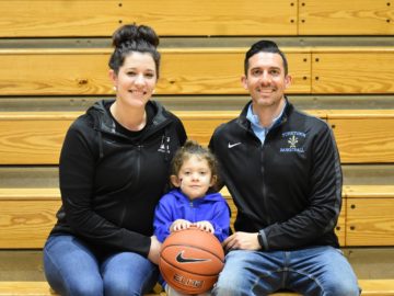 Katrina Reed, daughter Annalisa, and Joe Reed are the strong team behind two NOVA basketball teams.