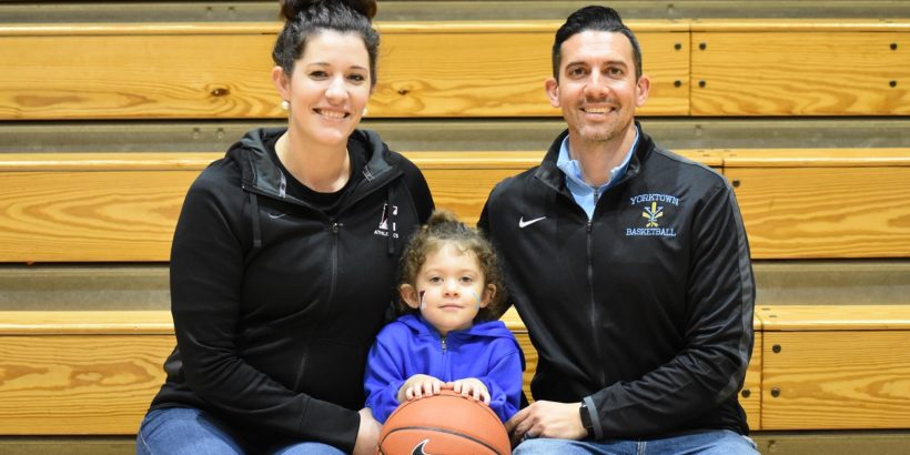 Katrina Reed, daughter Annalisa, and Joe Reed are the strong team behind two NOVA basketball teams.