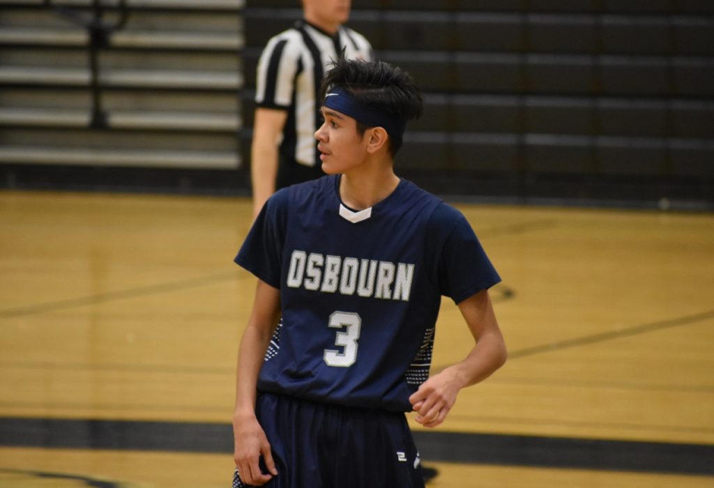 Osbourn's Josh Newland had 18 points off the bench for the Eagles.