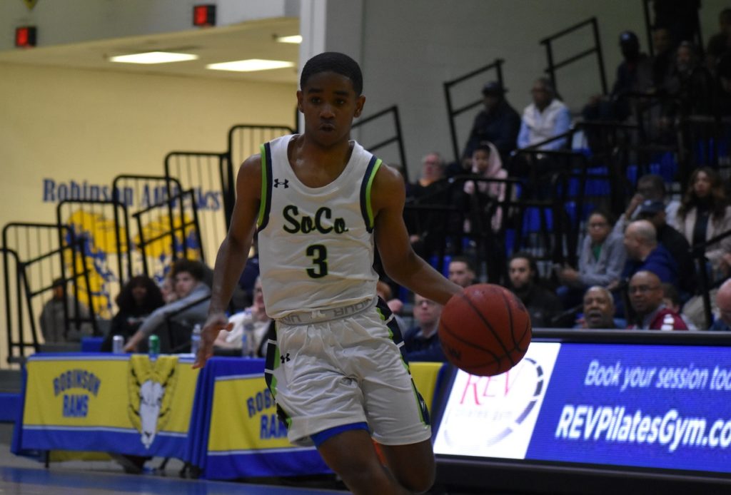 Reserve guard Brandon Walker was, and has been a key for South County coming off the bench.