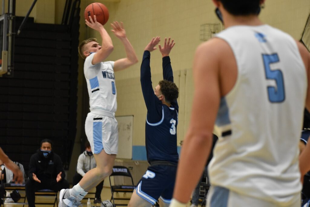 Senior Chris Kuzemka led Centreville with 21 points, played the whole game, and did it all.
