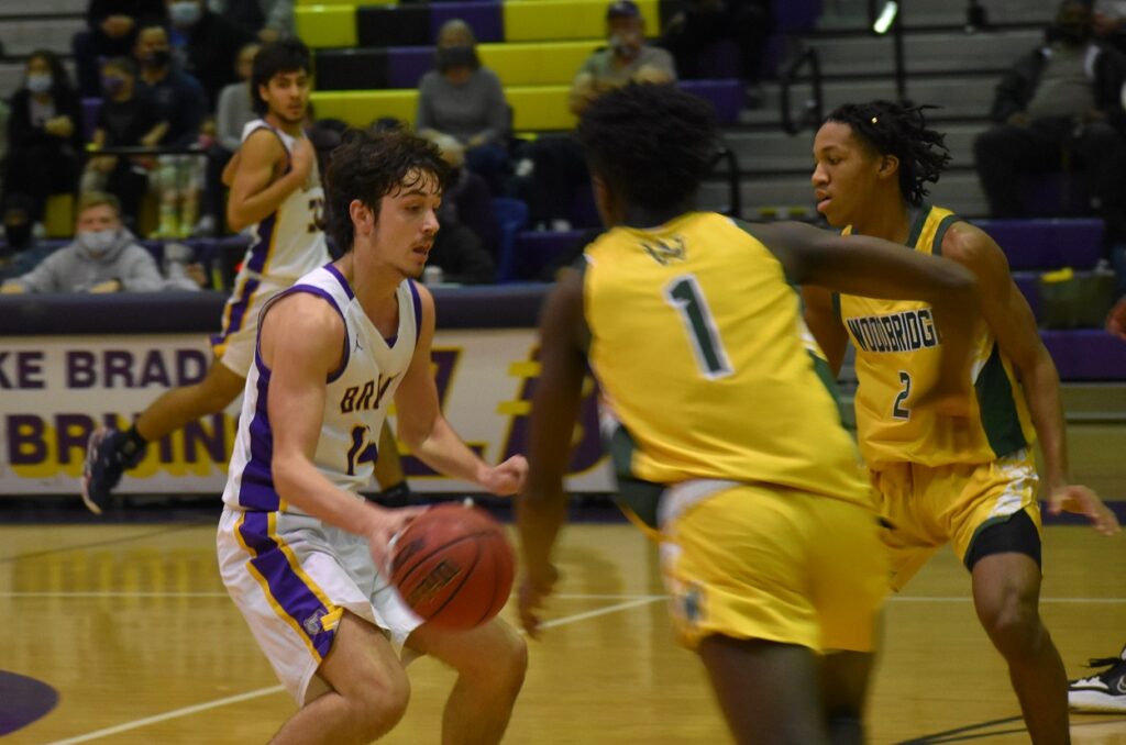 Lake Braddock's Trey Seigle got a lot of defensive attention, but still delivered 27 points.