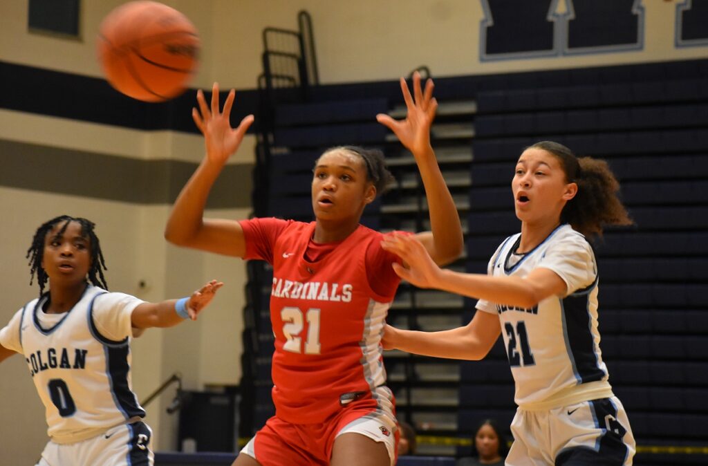 Gainesville freshman Demi Gilliam contributed a double-double in the win Friday night.