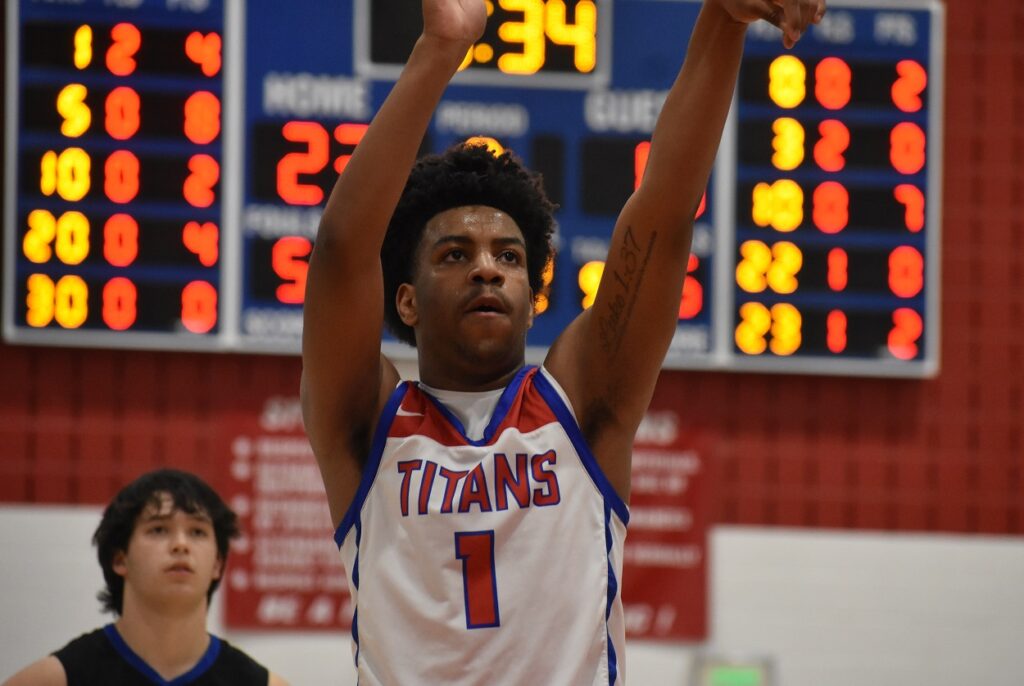 Alexandria City point guard Kye Robinson helped lead the Titans to a regular season Patriot District crown.